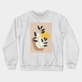 Minimalist Boho Plant Crewneck Sweatshirt